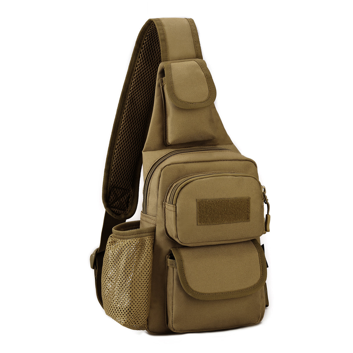 Crossing chest water bottle tactical shoulder backpack