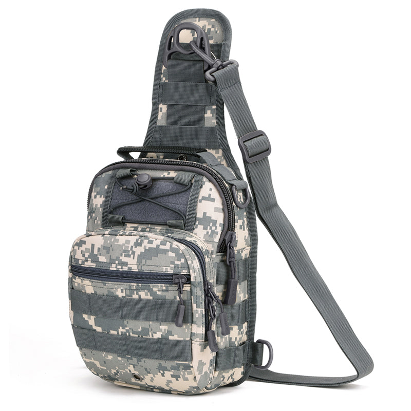 Four-purpose large chest bag, Hamburger tactical messenger bag