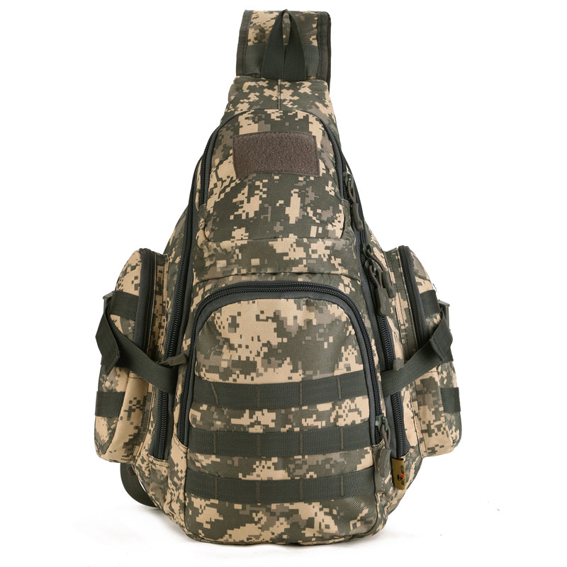 Triangular shoulder large outdoor travel tactical crossbody backpack