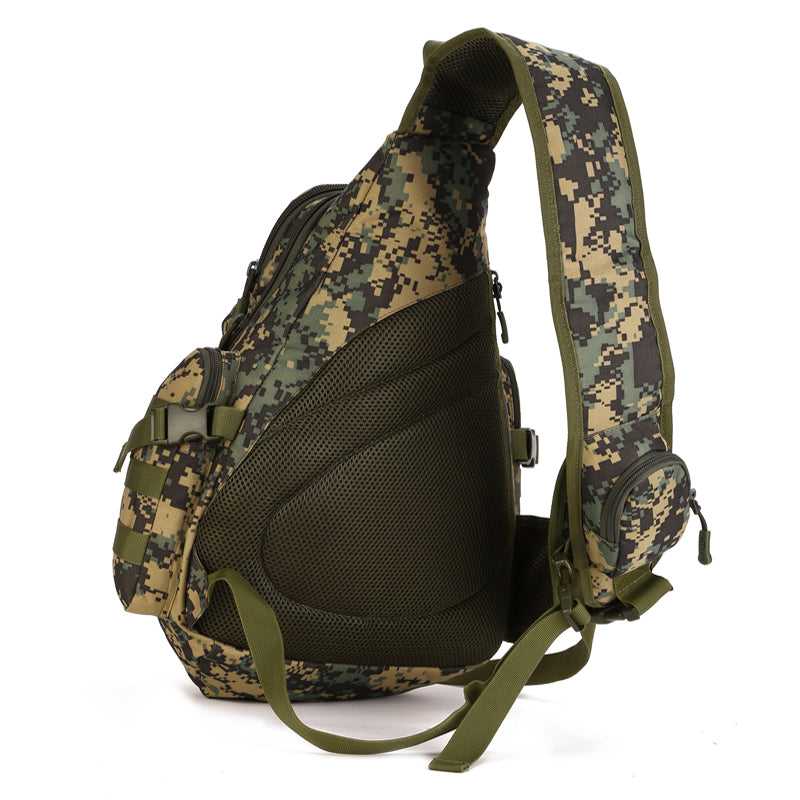 Triangular shoulder large outdoor travel tactical crossbody backpack