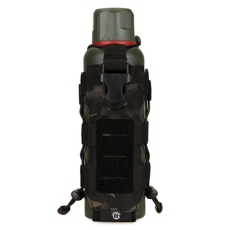 Tacical water bottle flash light hanging tool bag