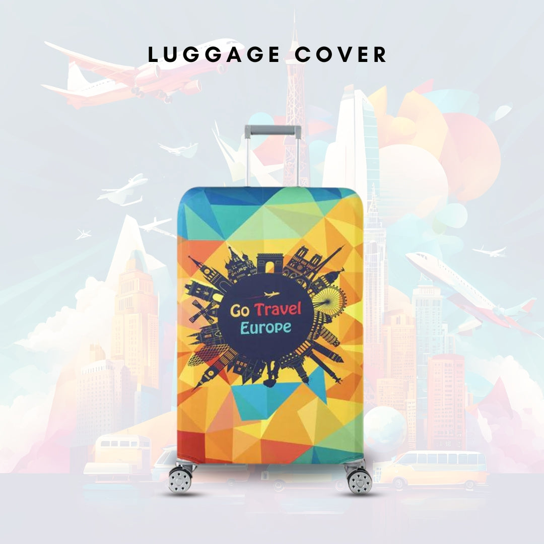 Travel Luggage Cover Washable Suitcase Protector Anti-Scratch Cover