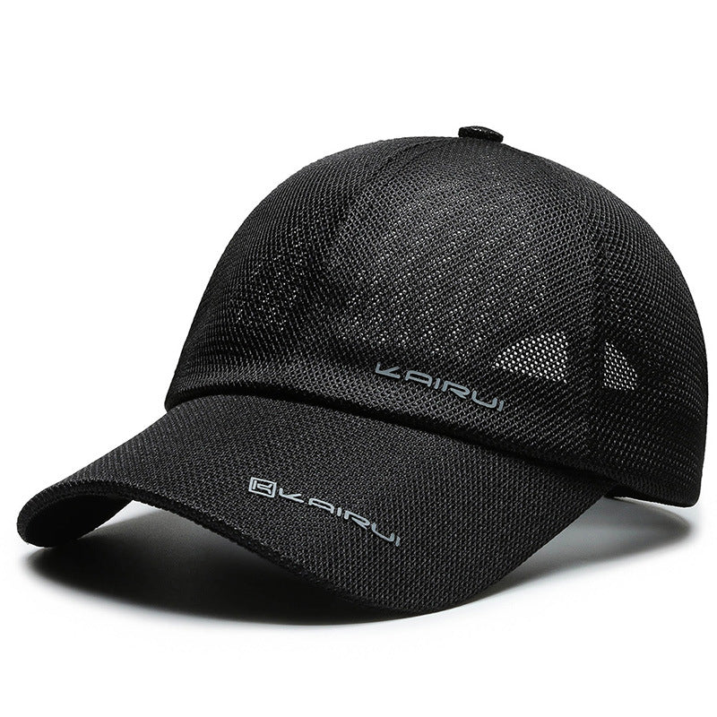 Outdoor casual summer breathable mesh cap for men and women