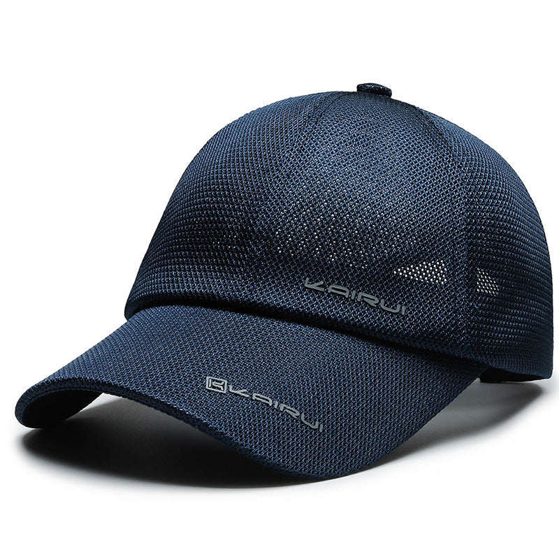 Outdoor casual summer breathable mesh cap for men and women