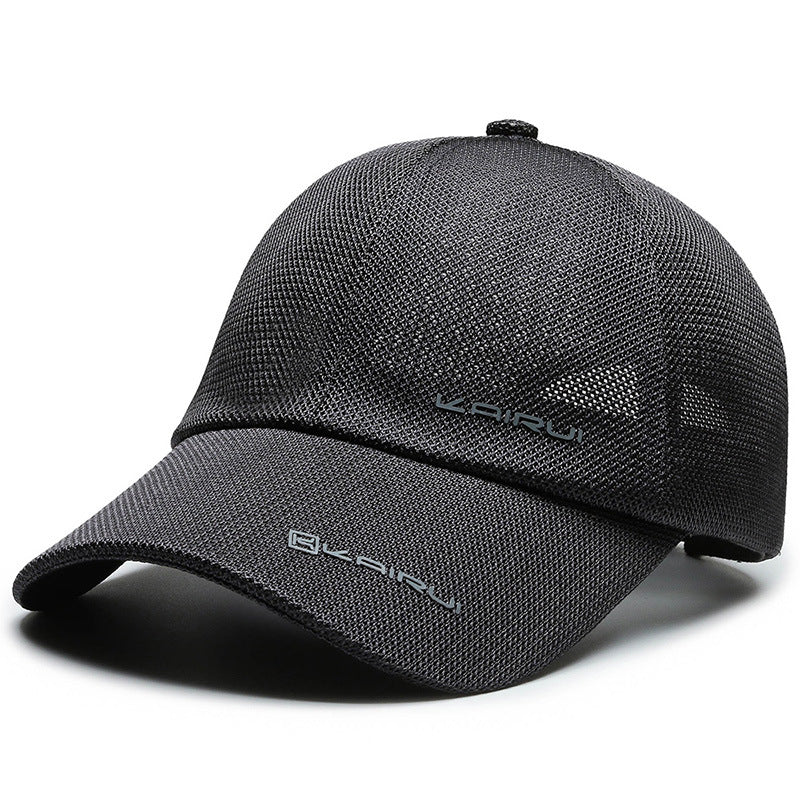 Outdoor casual summer breathable mesh cap for men and women