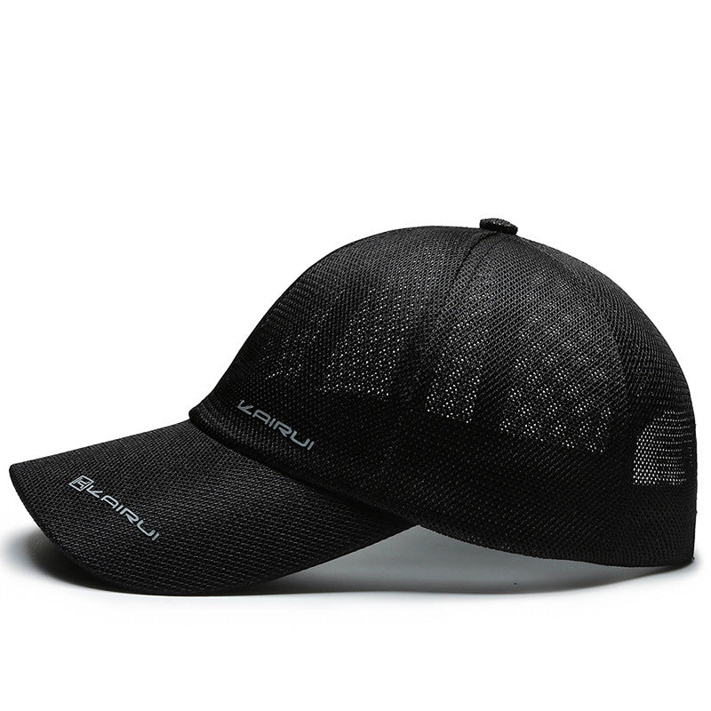 Outdoor casual summer breathable mesh cap for men and women