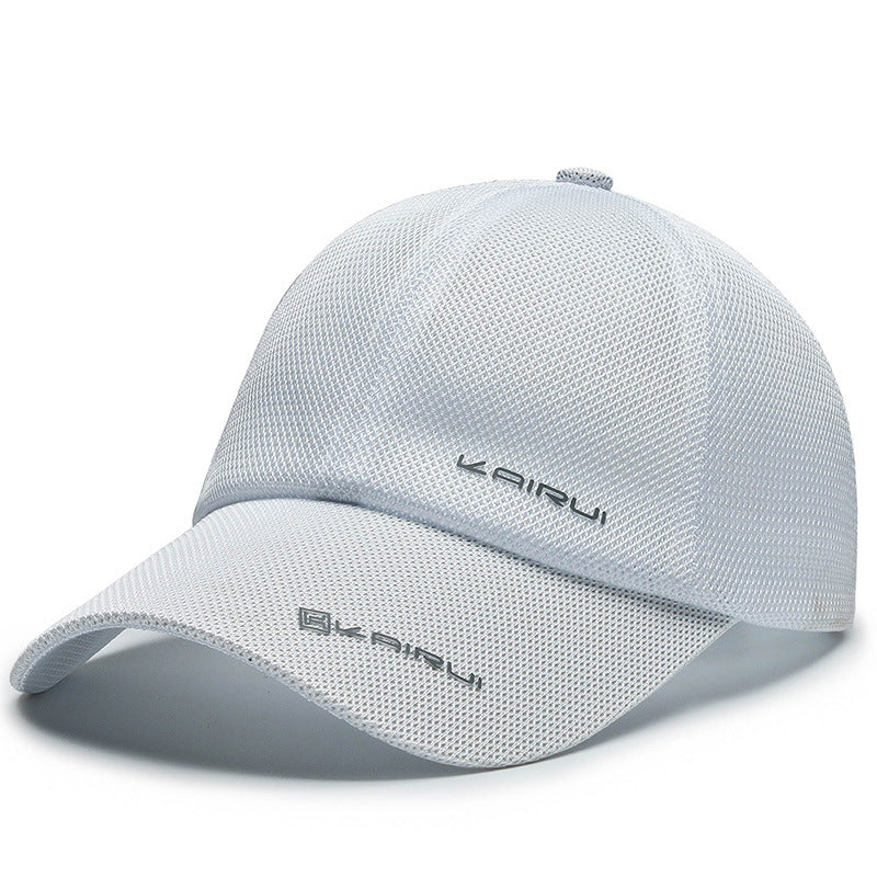 Outdoor casual summer breathable mesh cap for men and women