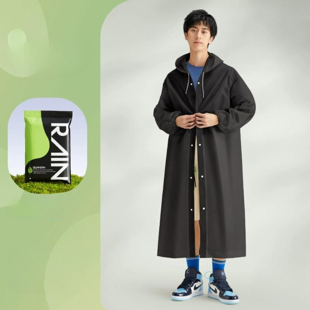 Disposable thickened raincoat long full body for adult