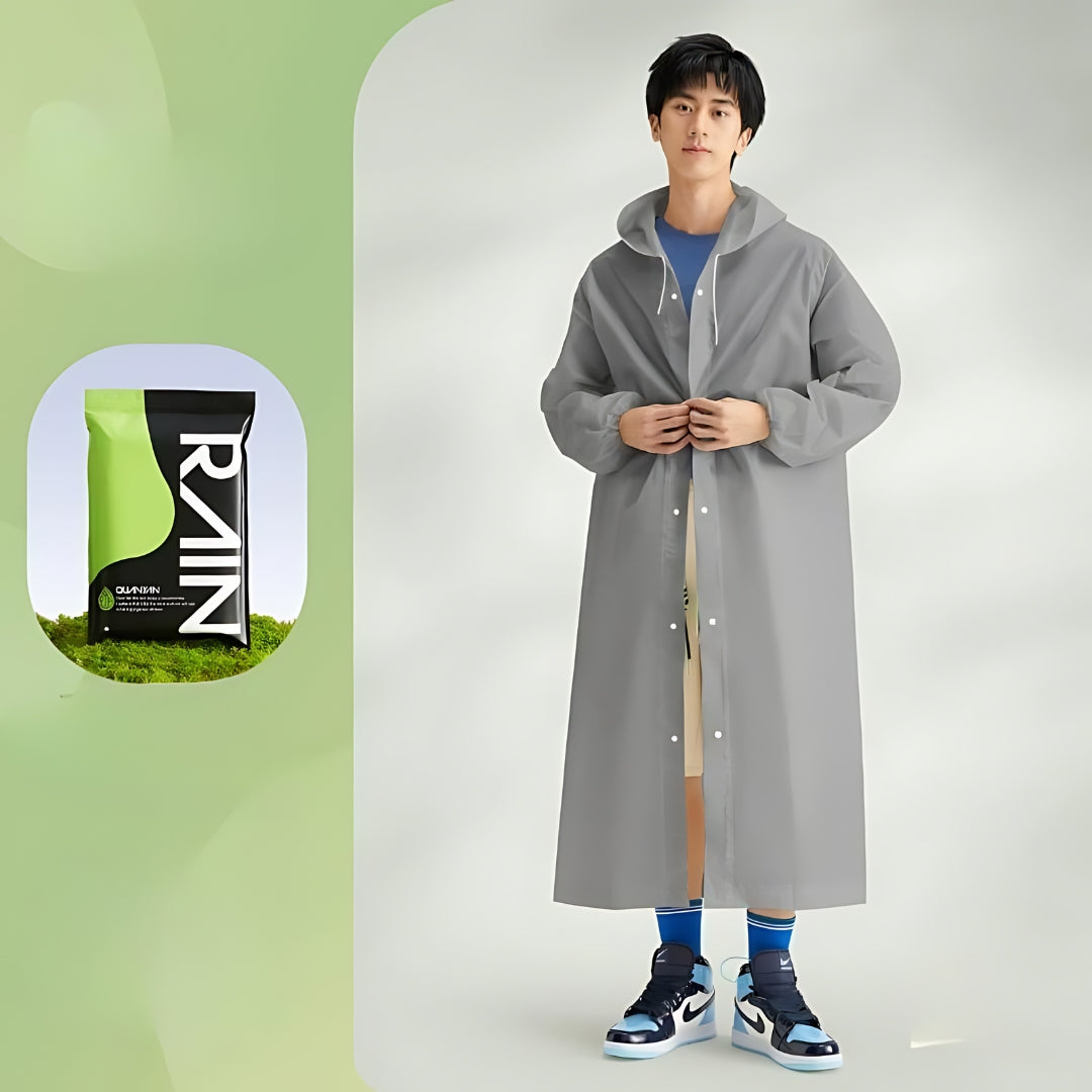 Disposable thickened raincoat long full body for adult