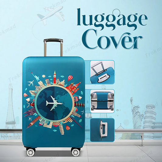 Travel Luggage Cover Washable Suitcase Protector Anti-Scratch Cover