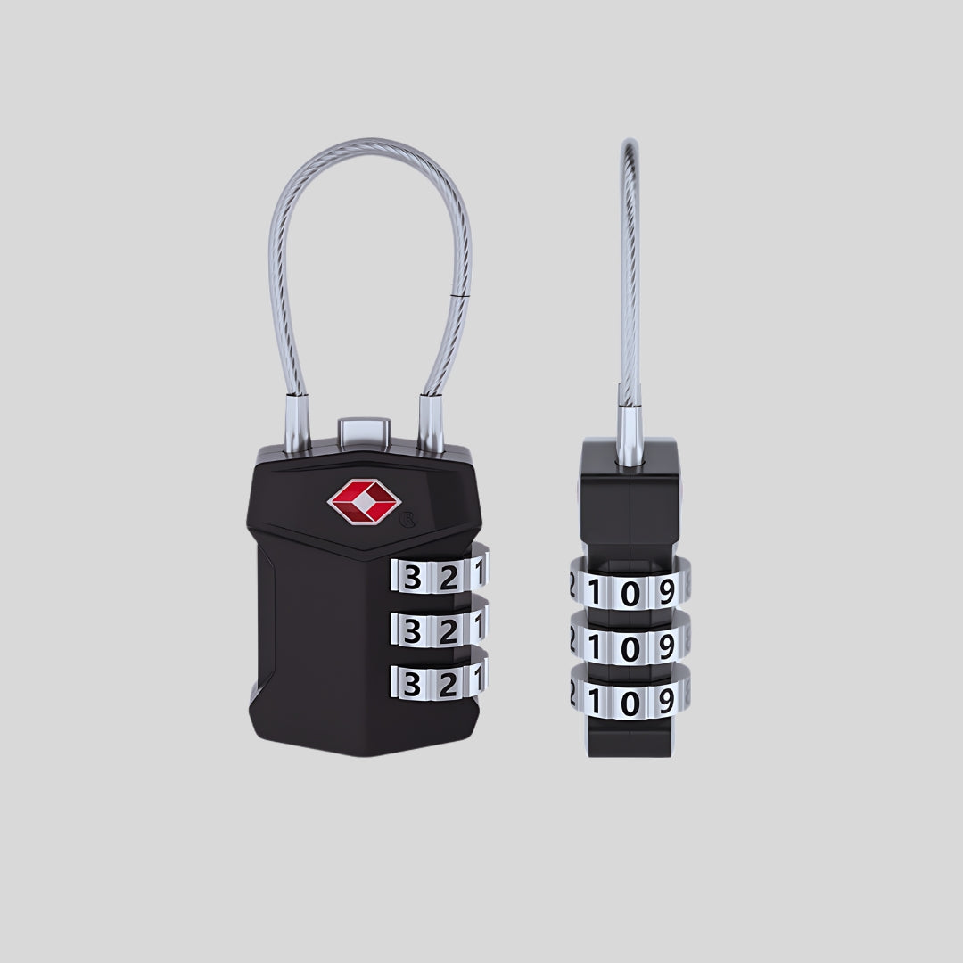 Smart Combination TSA Safe 3 digit combination travel luggage Lock.