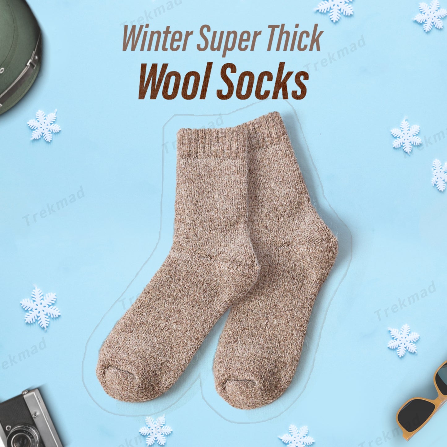 Winter Super Thick Wool Socks for Men and Women