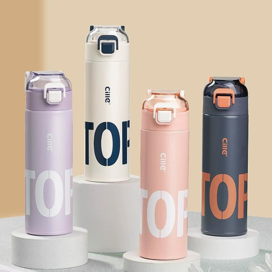 High-quality, large-capacity, colorful thermal water bottle