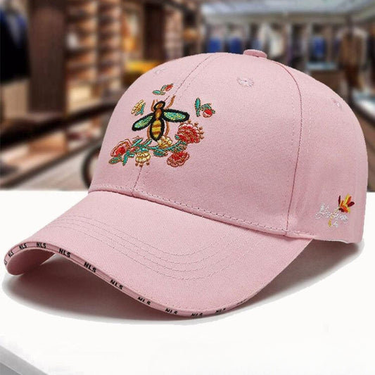 Women's ethnic style embroidered summer cap