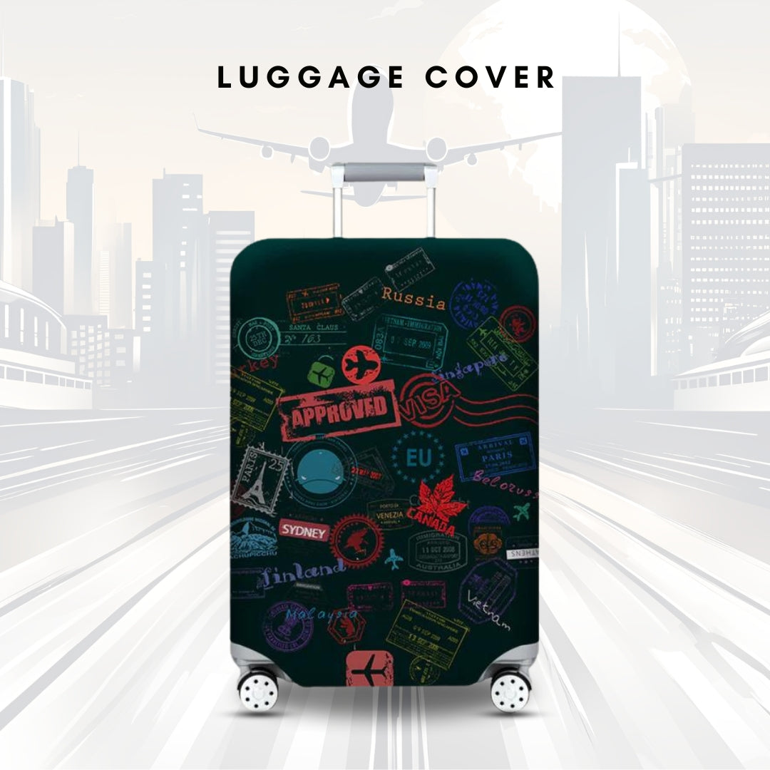 Travel Luggage Cover Washable Suitcase Protector Anti-Scratch Cover