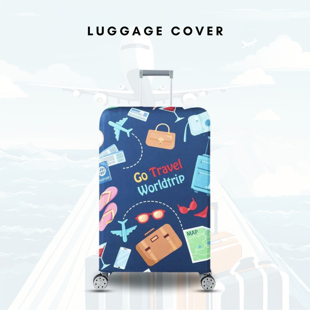 Travel Luggage Cover Washable Suitcase Protector Anti-Scratch Cover