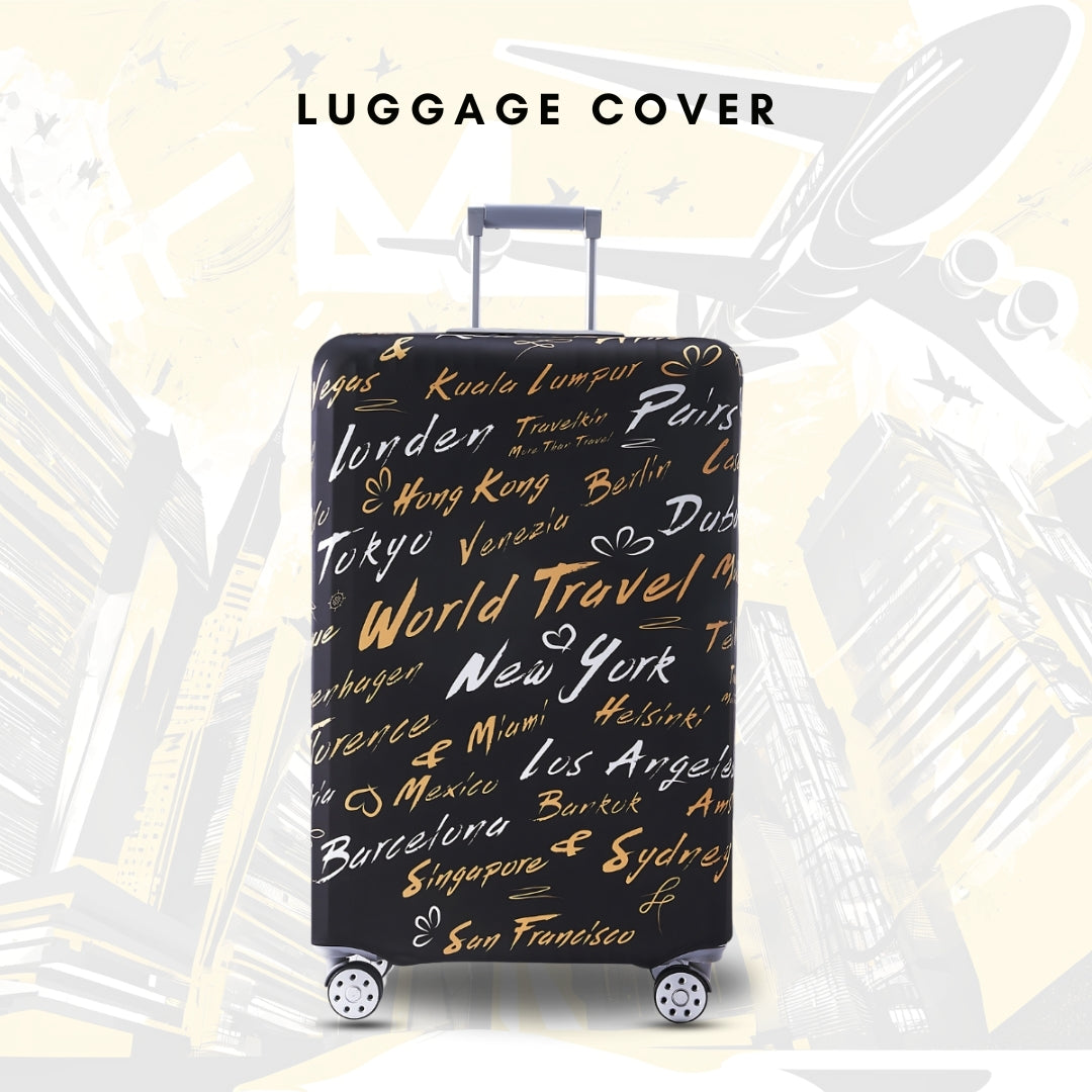 Travel Luggage Cover Washable Suitcase Protector Anti-Scratch Cover