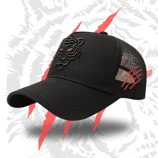 Tiger head embroidery high quality, light summer cap