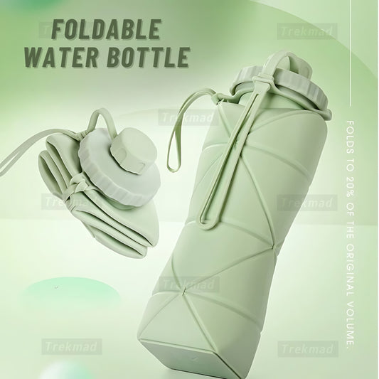 Portable Silicone Foldable Water bottle for Traveling and Outdoor Sports, Summer Essentials