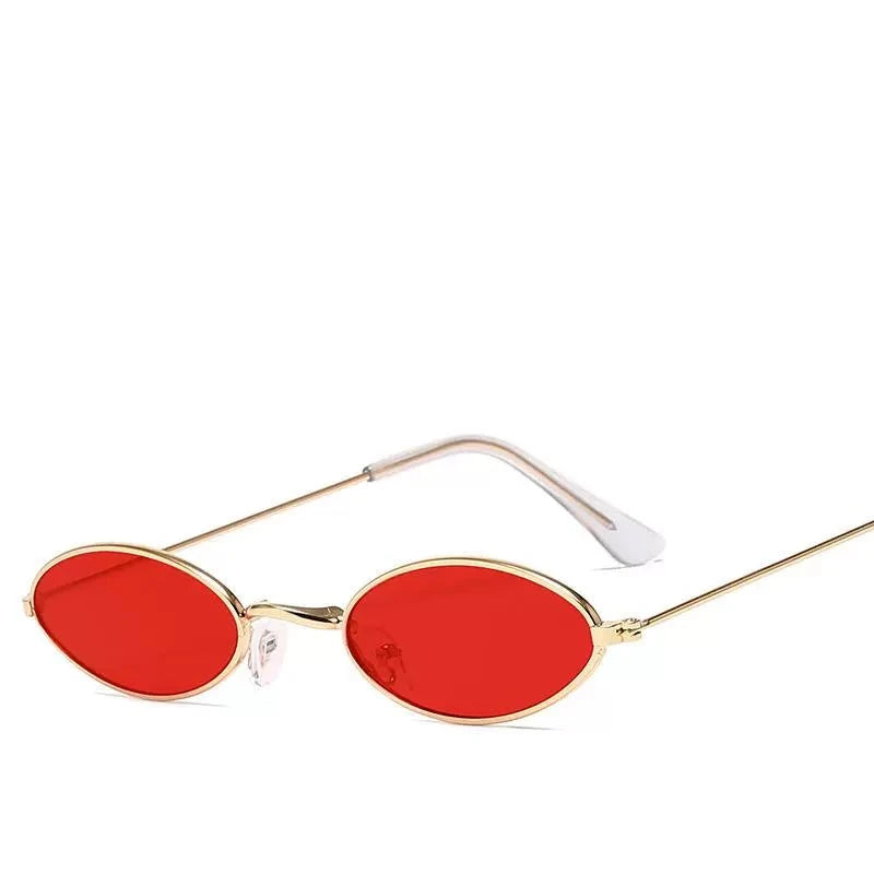 Small metal Retro frame Sunglasses Foreign Trendy Sunglasses