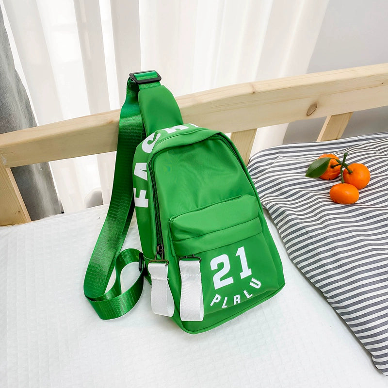 Small Kids Crossbody Bag ,Boy Backpack Travel Chest Bag