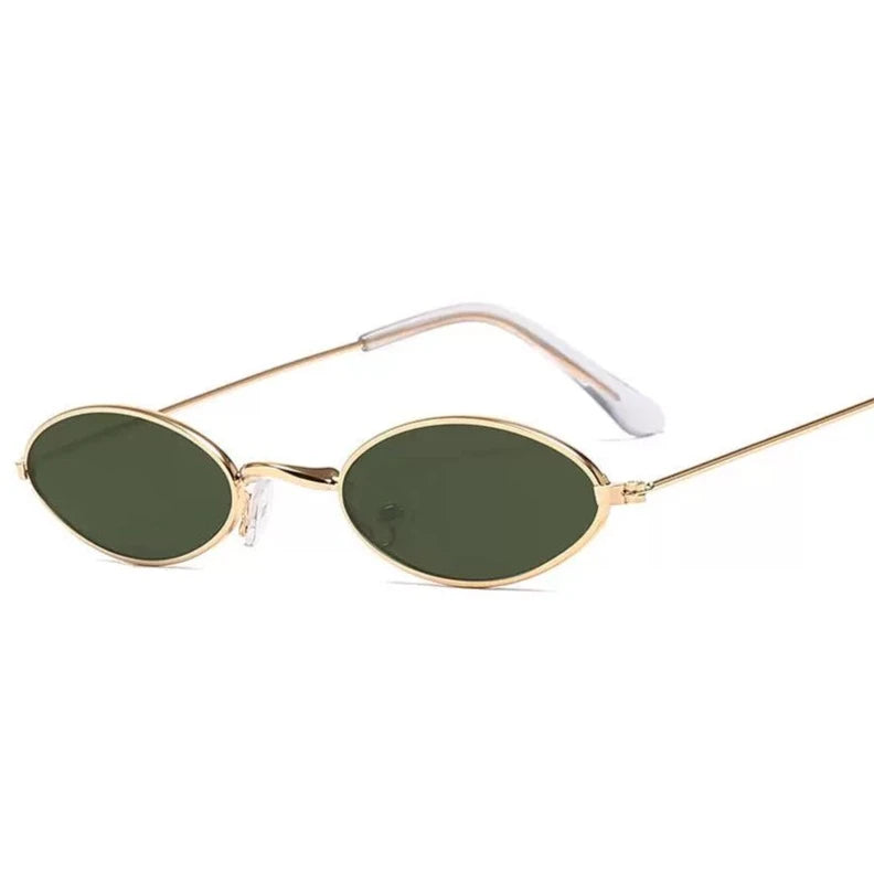 Small metal Retro frame Sunglasses Foreign Trendy Sunglasses