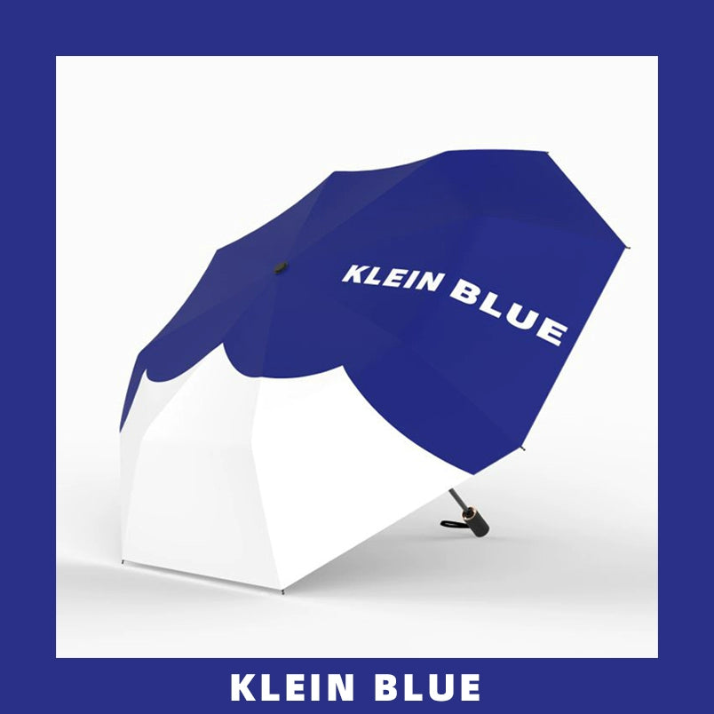 Klein Blue Foldable automatic all season umbrella