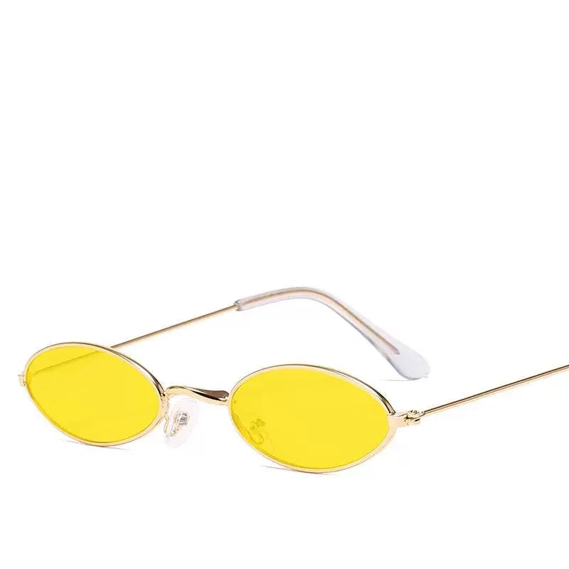 Small metal Retro frame Sunglasses Foreign Trendy Sunglasses