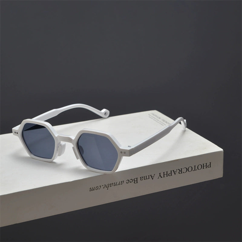 Thin Polygonal style street fashion summer sunglass for men and women