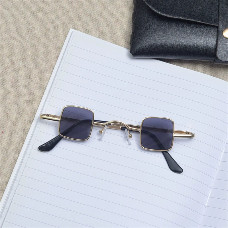 Retro Square Shape Small Frame Sunglass for Women