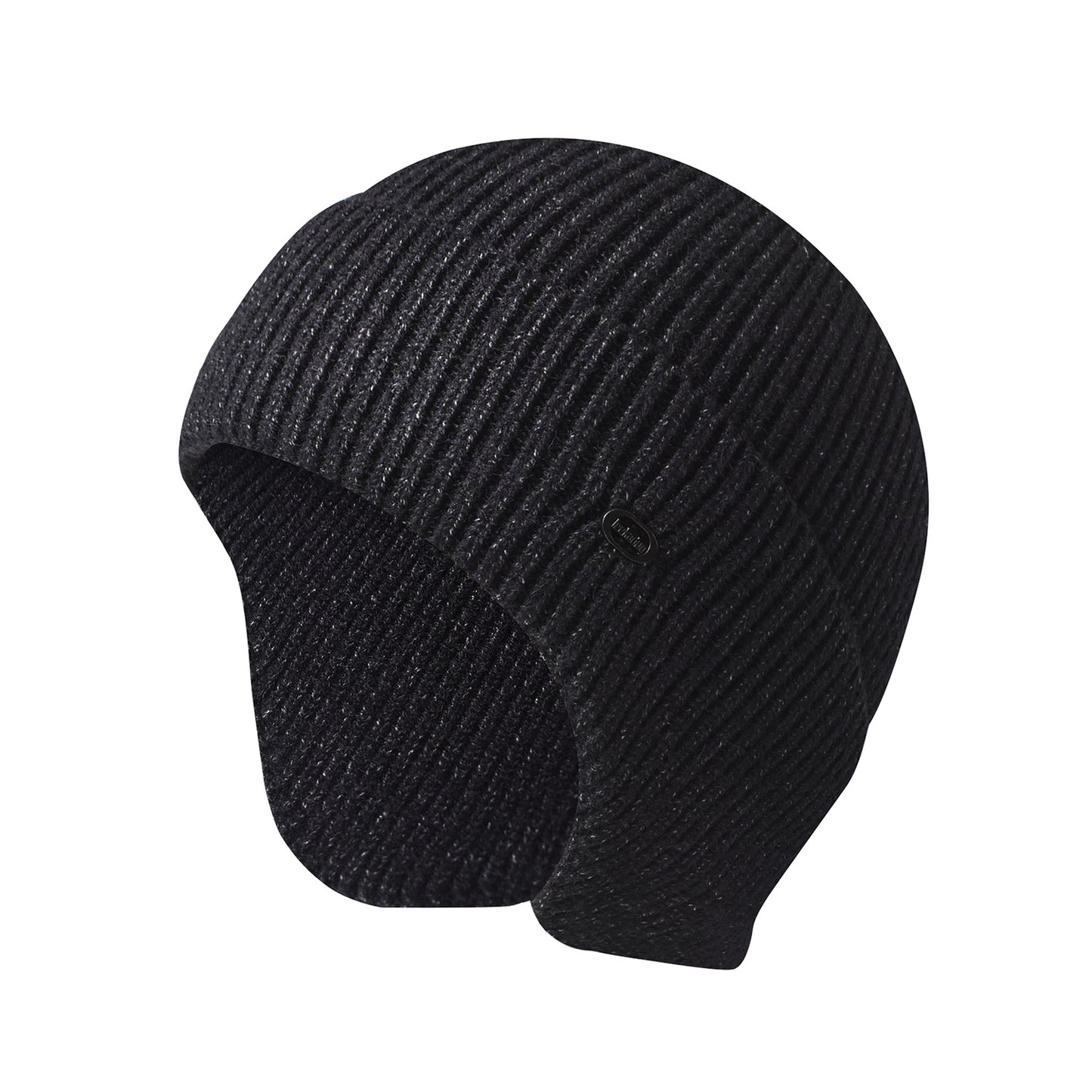 Winter knitted solid color warm ear protection outdoor riding wool hat