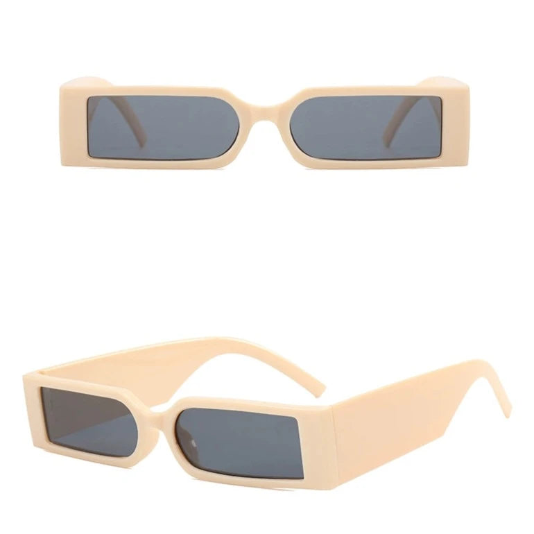 Functional wind futuristic sunglasses UV400 ultra narrow frame rectangular cyberpunk trendy sunglasses