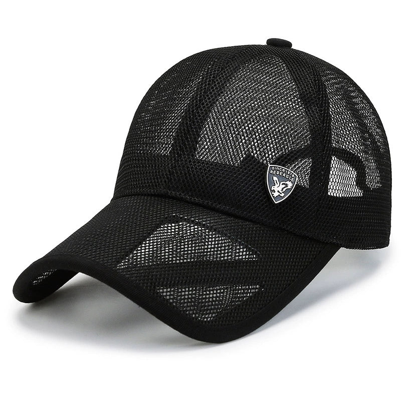 Mesh Breathable Summer sun protection cap for men