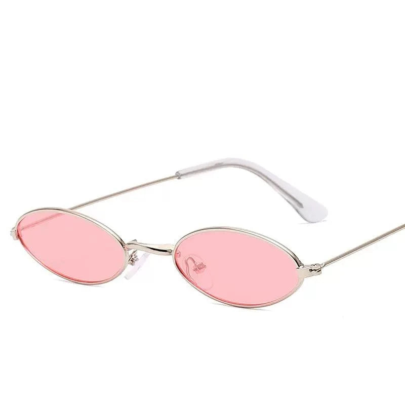 Small metal Retro frame Sunglasses Foreign Trendy Sunglasses