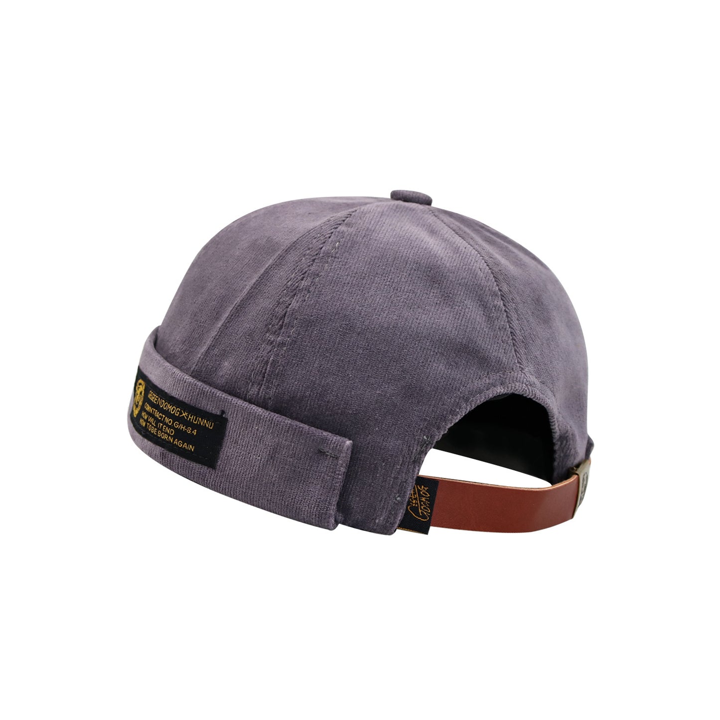 Corduroy Retro Eaves Sailor Beanie Hat