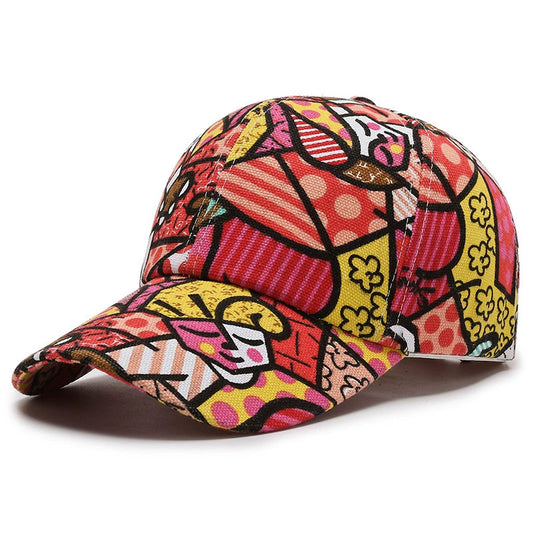 Summer Friendly colorful printed Casual & sports cap