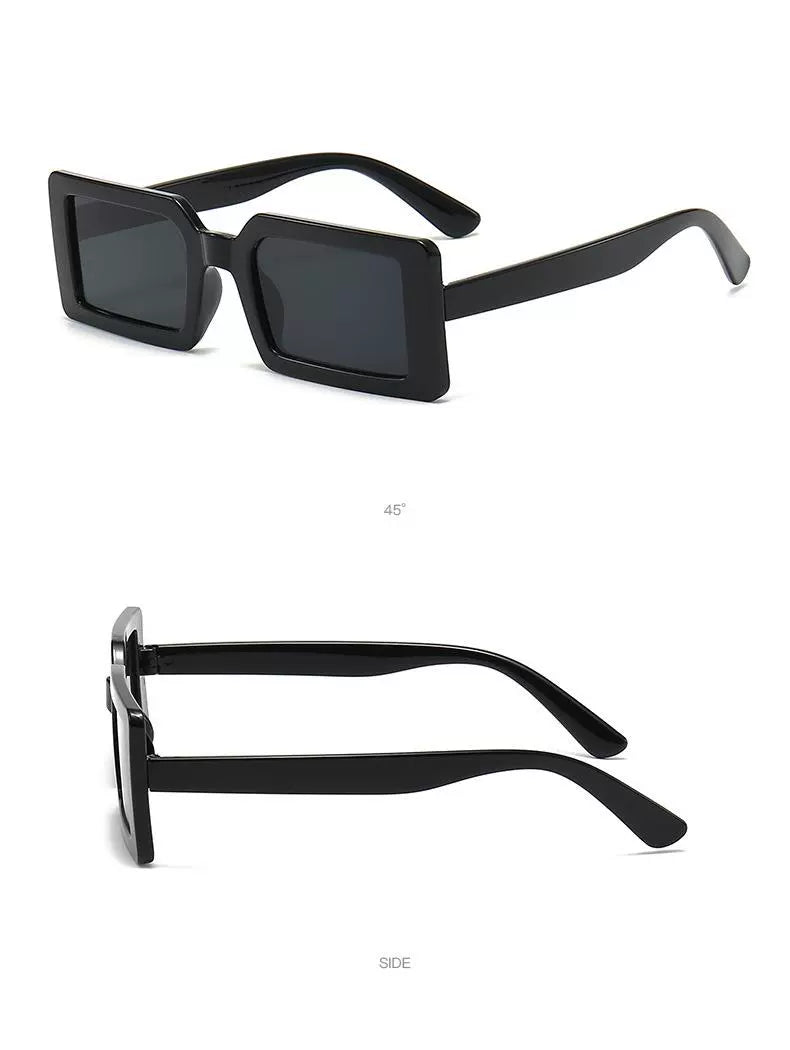 Small frame men and women square shape sunglasses European and American retro trend sunglasses