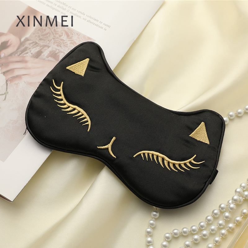 Luxury Silk Sleeping Eye Mask With Silk Elastic Strap