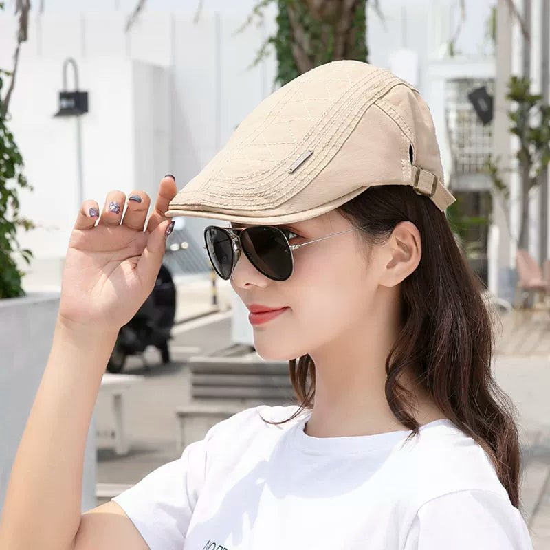 Summer outdoor sun protection beret cap for men