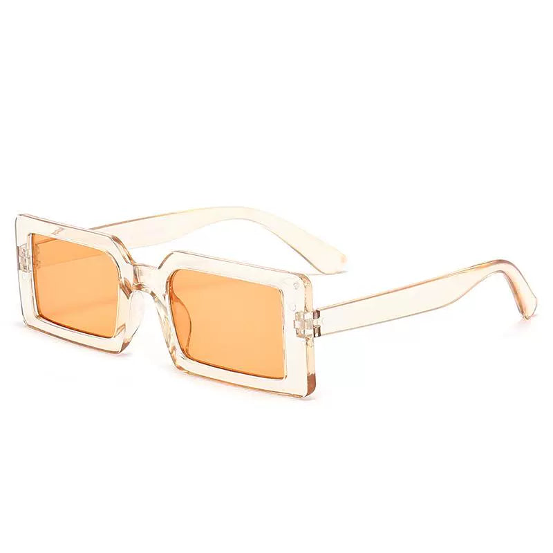 Small frame men and women square shape sunglasses European and American retro trend sunglasses