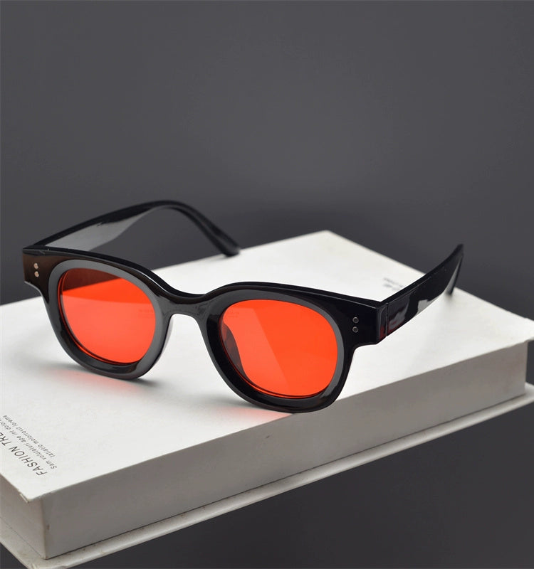 Small Square frame sunglass shades for men and women , streetwear colorful shades