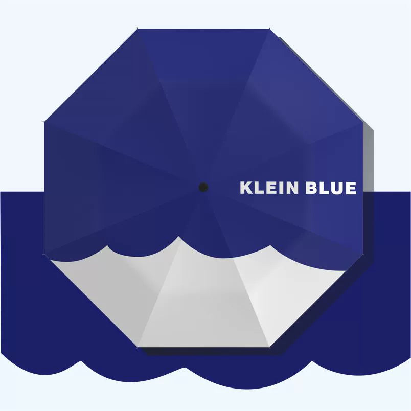 Klein Blue Foldable automatic all season umbrella