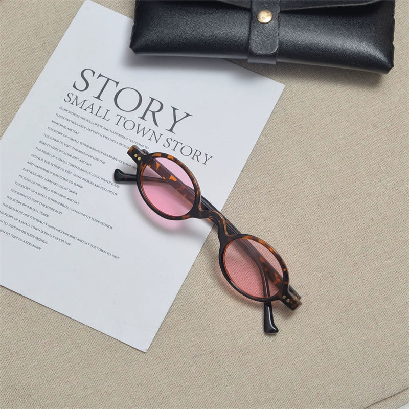 Small frame oval shape street fashion sunglass for men and women