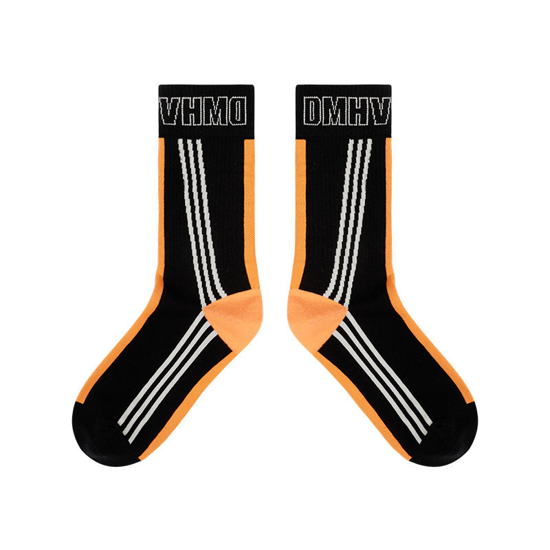 Four Season sports mid-tube cotton socks