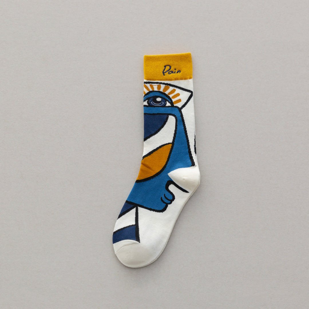 Picasso Painting Unisex Socks