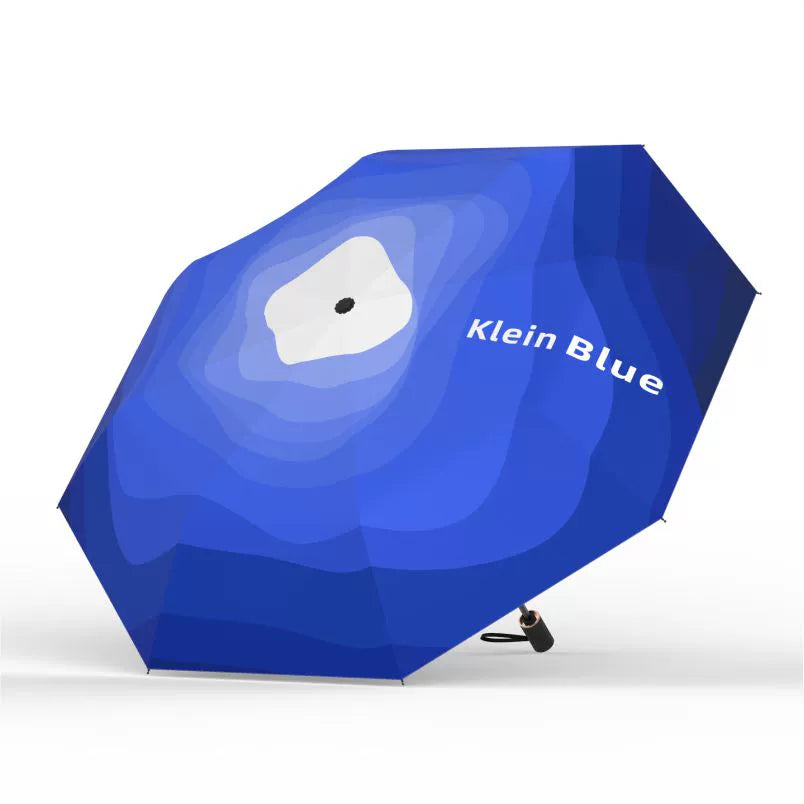 Klein Blue Foldable automatic all season umbrella