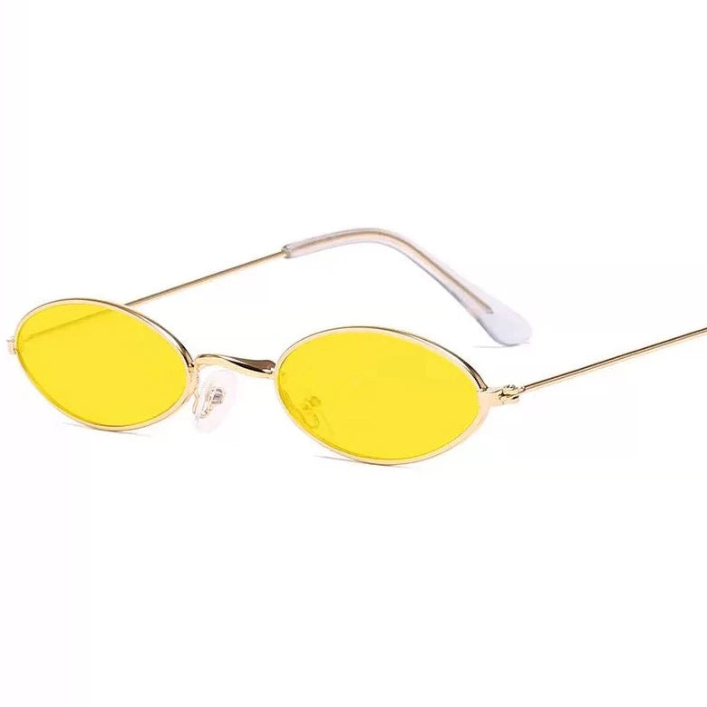 Small metal Retro frame Sunglasses Foreign Trendy Sunglasses