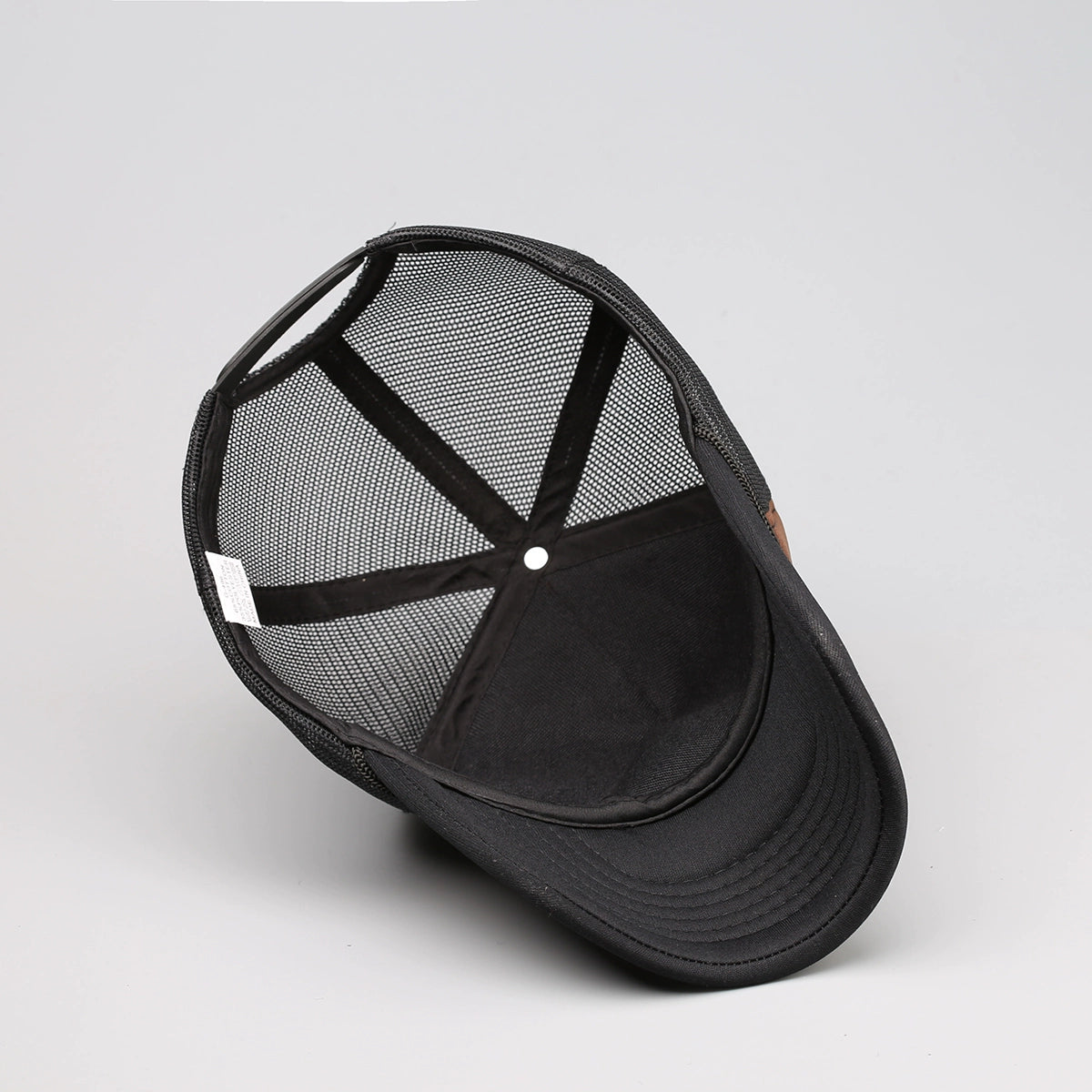 Summer net baseball cap, high top cap.