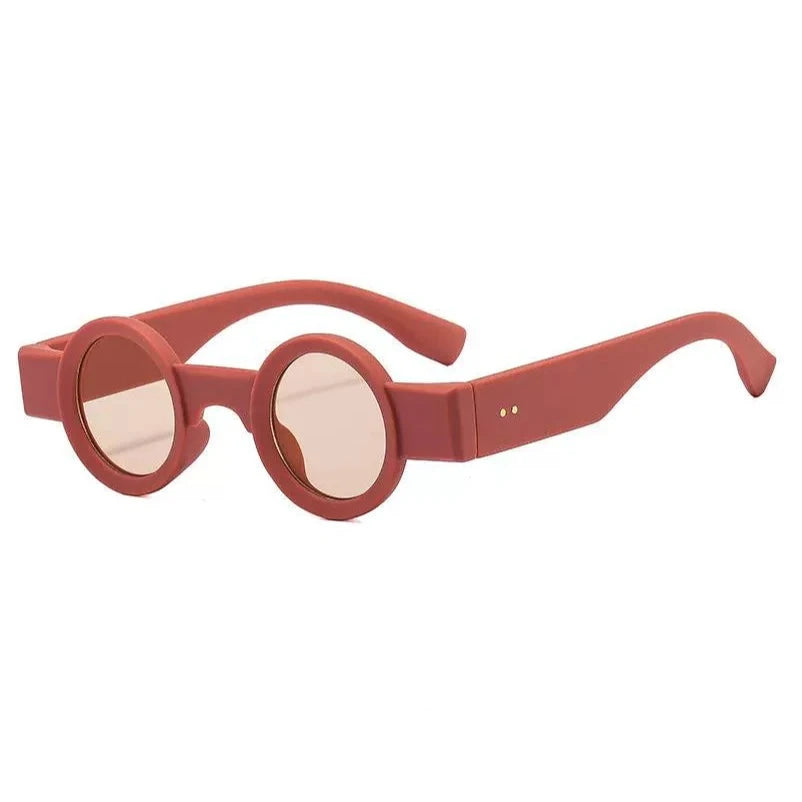 Round frame new color sunglasses for men and women European and American retro sunglasses