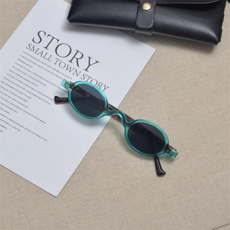 Small frame oval shape street fashion sunglass for men and women